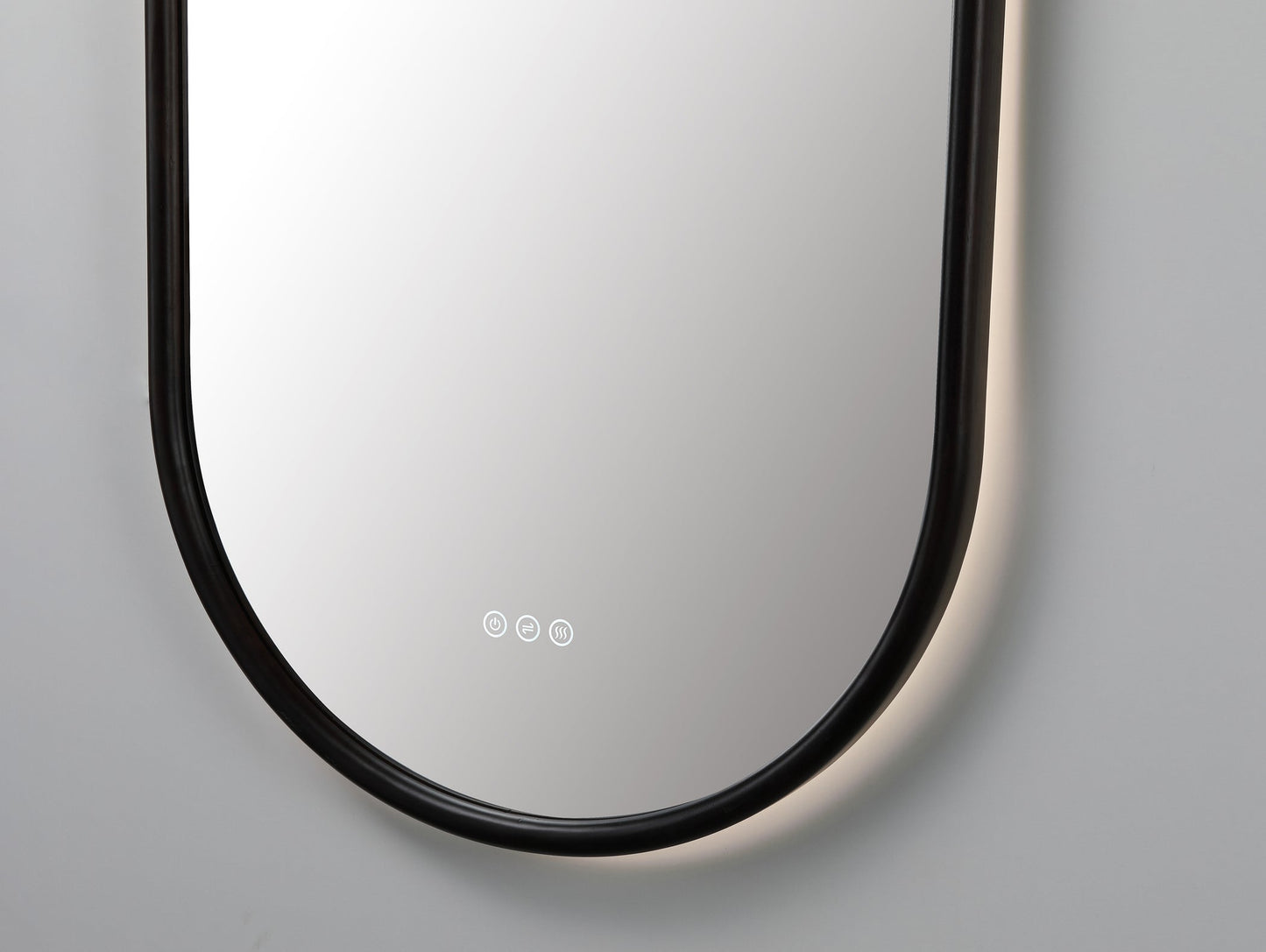 Mirror ZEN 24-inch Dark Walnut (with LED Lighting)
