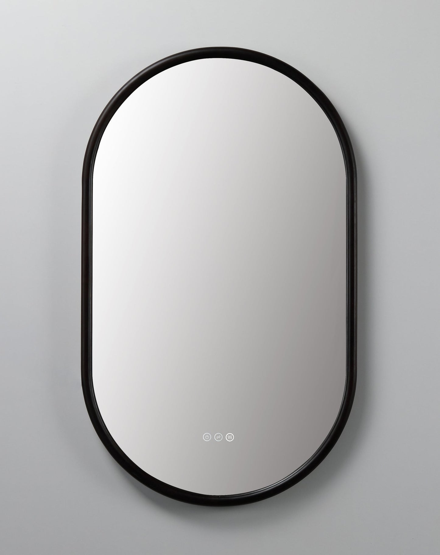 Mirror ZEN 24-inch Dark Walnut (with LED Lighting)