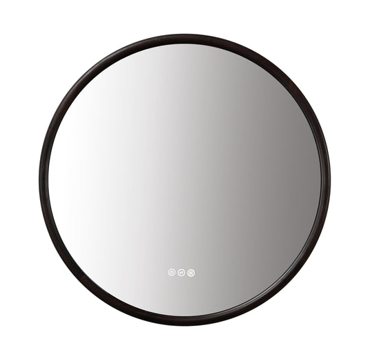 Mirror ZEN 36-inch Dark Walnut (with LED Lighting)
