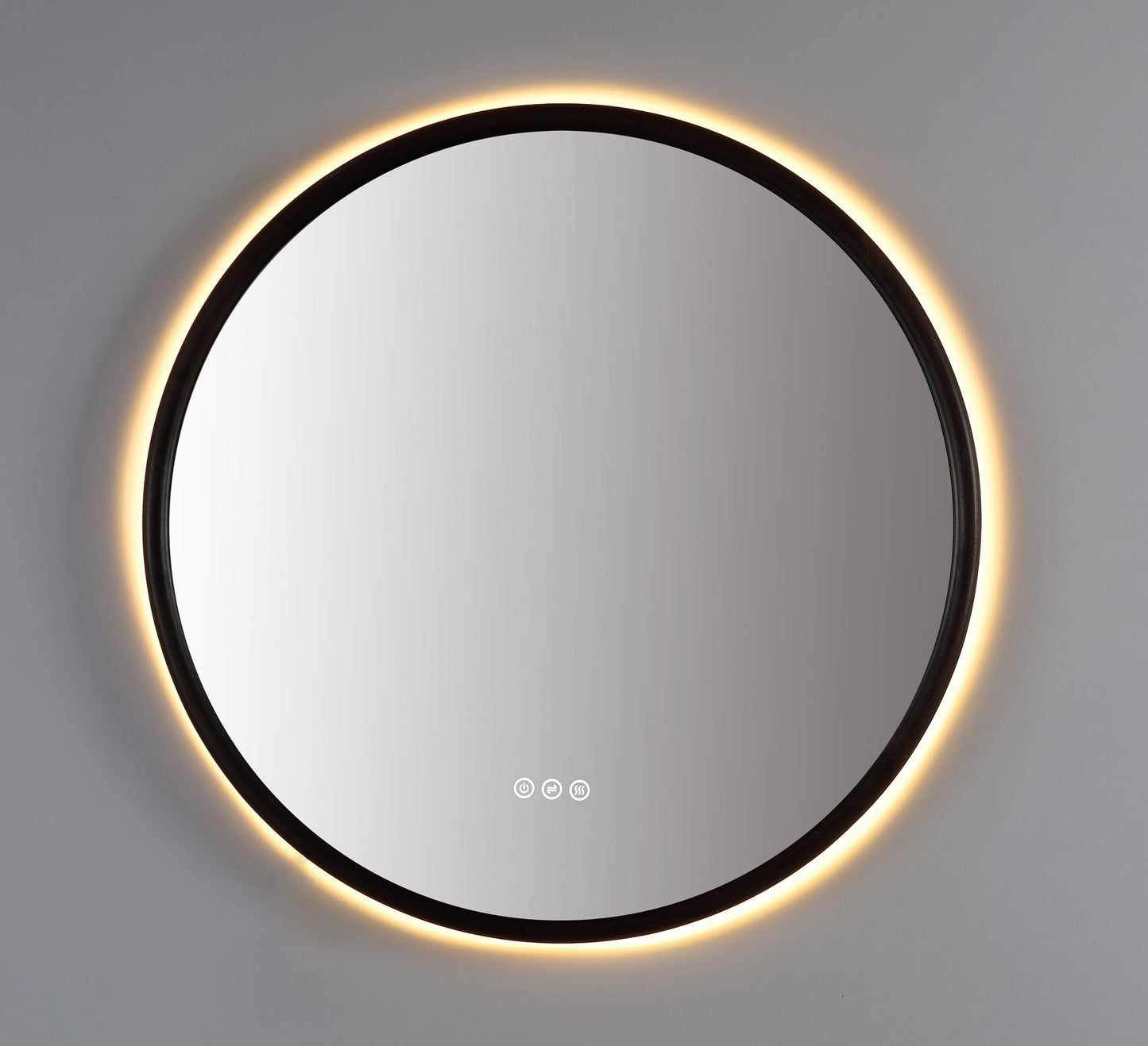 Mirror ZEN 36-inch Dark Walnut (with LED Lighting)