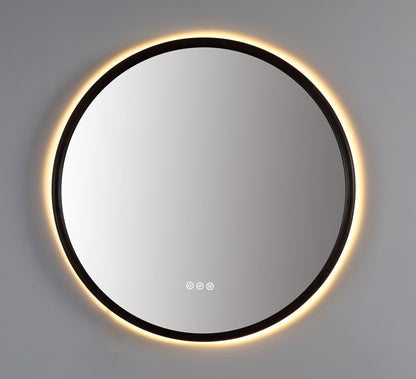 Mirror ZEN 36-inch Dark Walnut (with LED Lighting)
