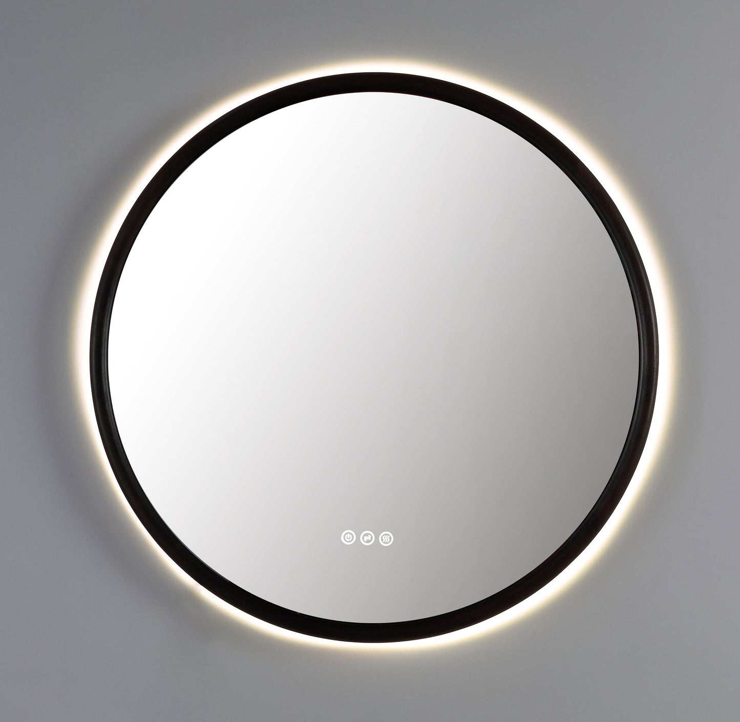 Mirror ZEN 36-inch Dark Walnut (with LED Lighting)