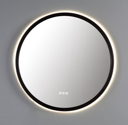 Mirror ZEN 36-inch Dark Walnut (with LED Lighting)
