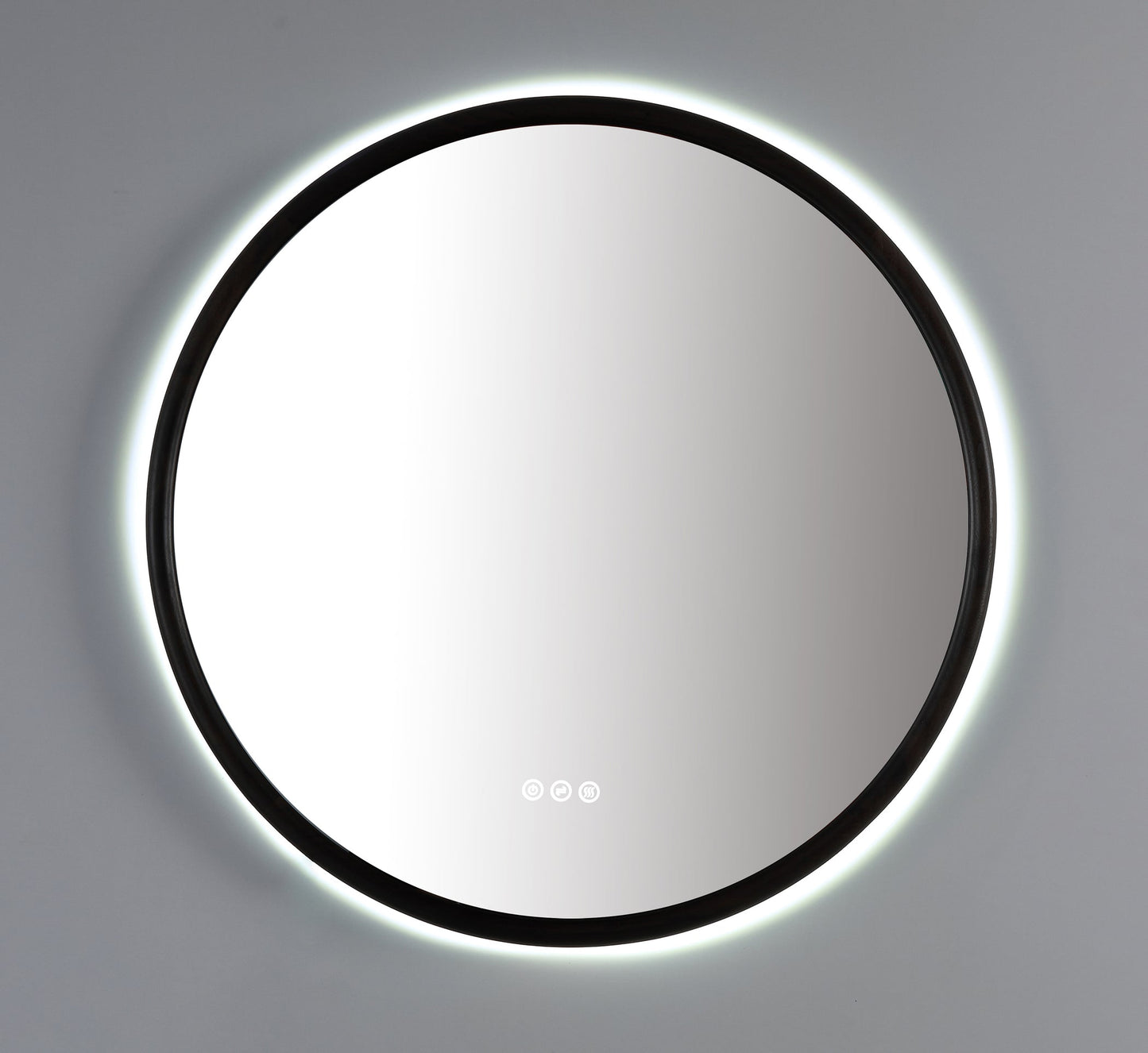 Mirror ZEN 36-inch Dark Walnut (with LED Lighting)