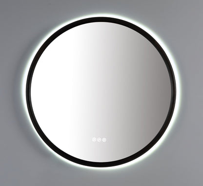 Mirror ZEN 36-inch Dark Walnut (with LED Lighting)