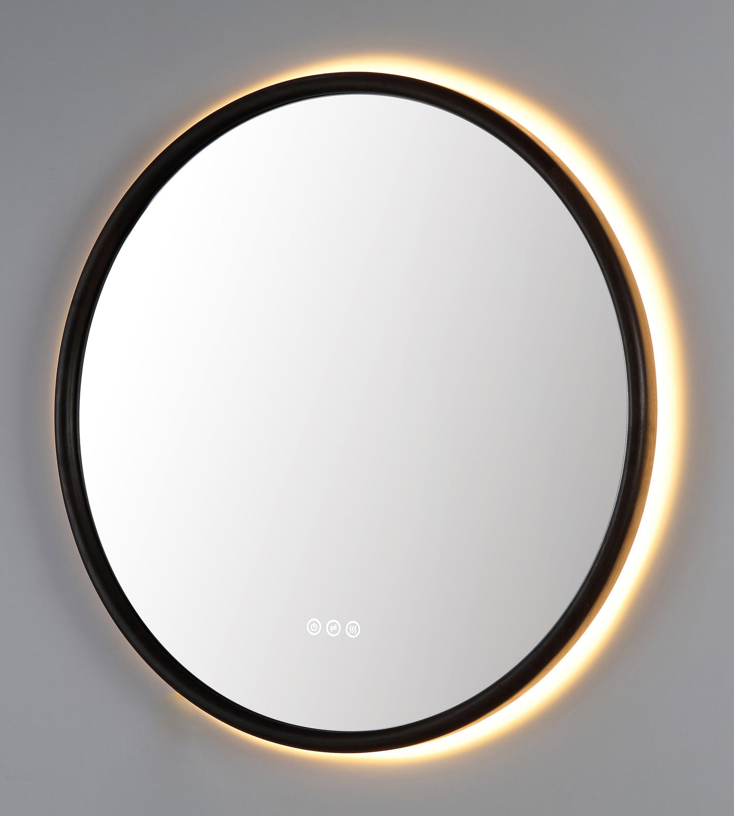 Mirror ZEN 36-inch Dark Walnut (with LED Lighting)