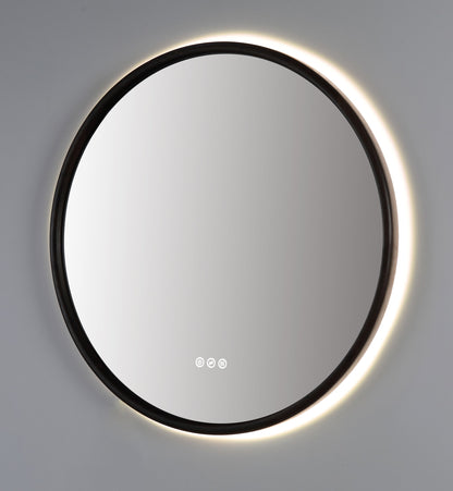 Mirror ZEN 36-inch Dark Walnut (with LED Lighting)