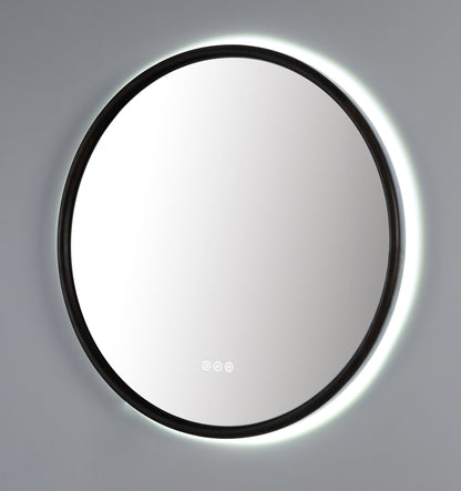 Mirror ZEN 36-inch Dark Walnut (with LED Lighting)