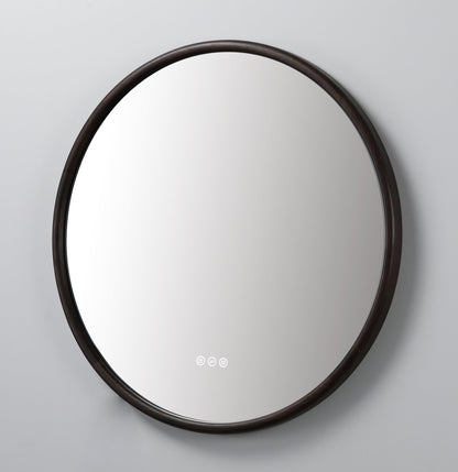 Mirror ZEN 36-inch Dark Walnut (with LED Lighting)