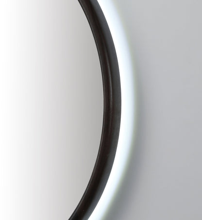 Mirror ZEN 36-inch Dark Walnut (with LED Lighting)