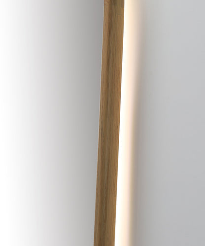 Mirror ZEN 24-inch Pecan Oak (with LED Lighting)