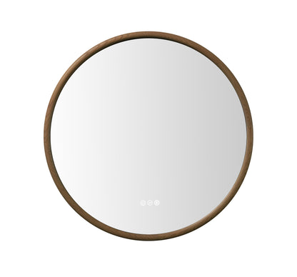 Mirror ZEN 30-inch Pecan Oak (with LED Lighting)