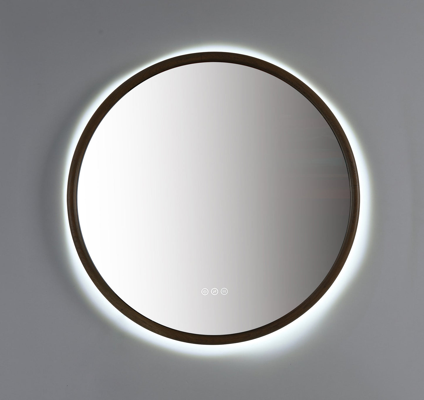 Mirror ZEN 30-inch Pecan Oak (with LED Lighting)