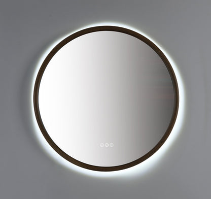 Mirror ZEN 30-inch Pecan Oak (with LED Lighting)
