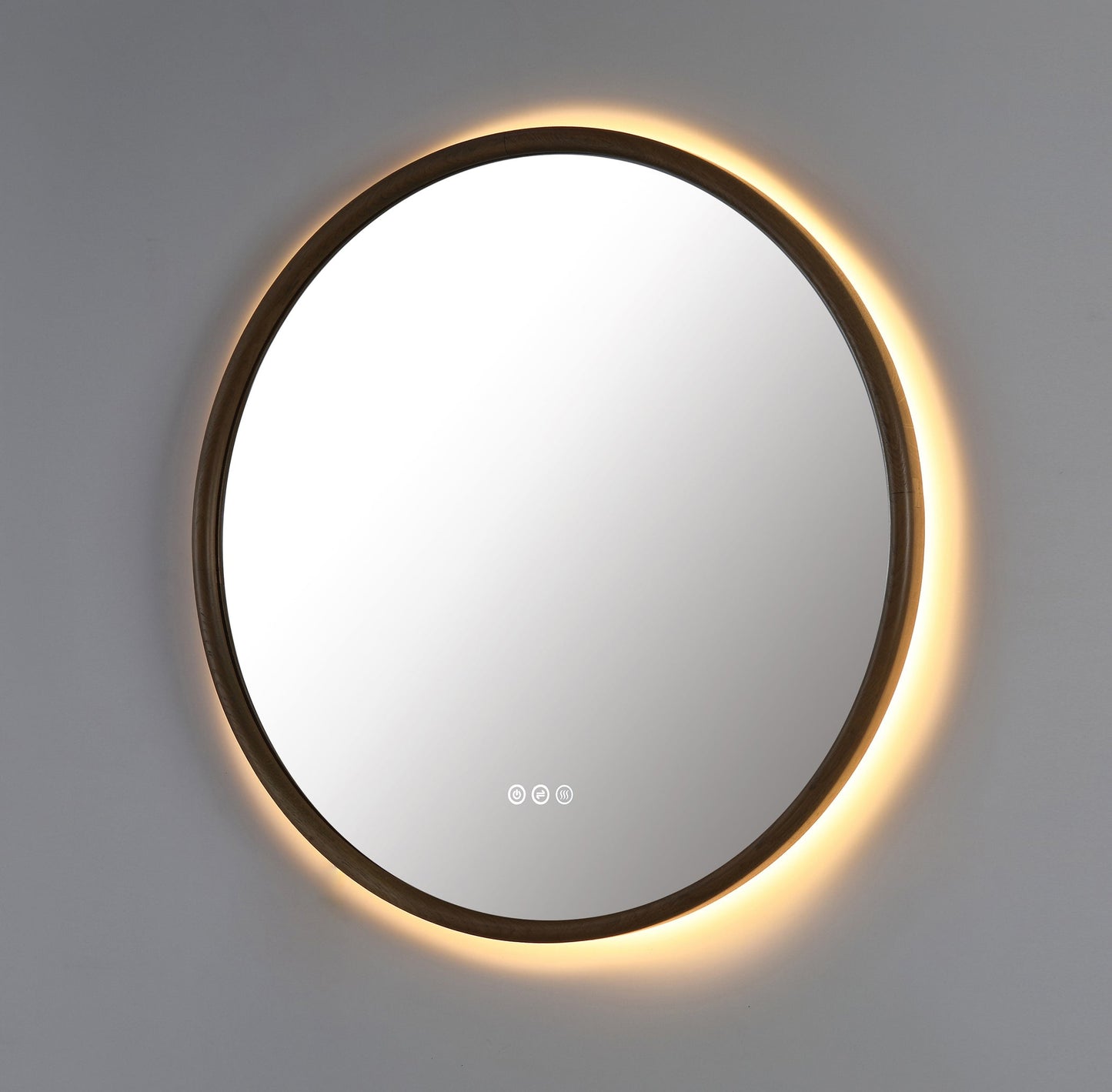 Mirror ZEN 30-inch Pecan Oak (with LED Lighting)