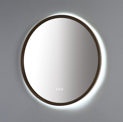 Mirror ZEN 30-inch Pecan Oak (with LED Lighting)