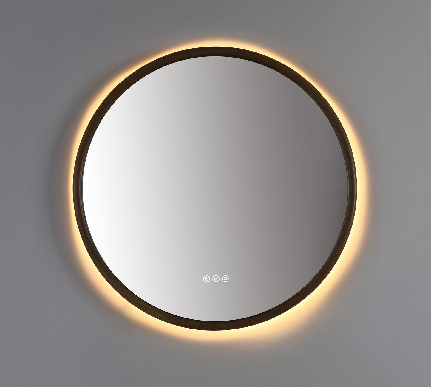Mirror ZEN 30-inch Pecan Oak (with LED Lighting)