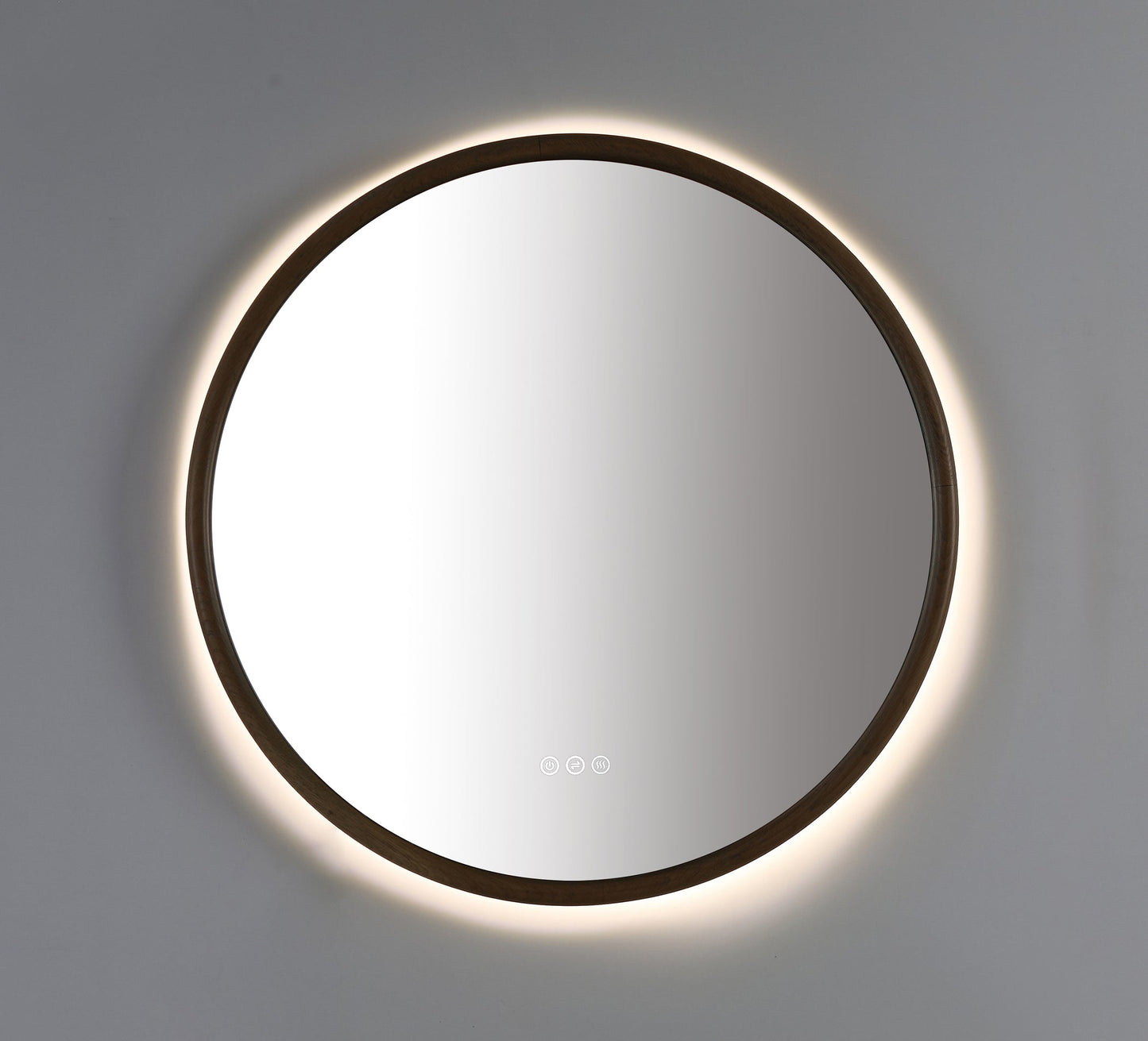 Mirror ZEN 30-inch Pecan Oak (with LED Lighting)