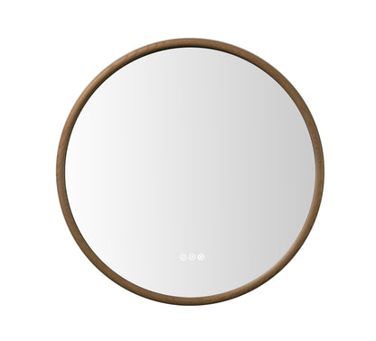 Mirror ZEN 36-inch Pecan Oak (with LED Lighting)