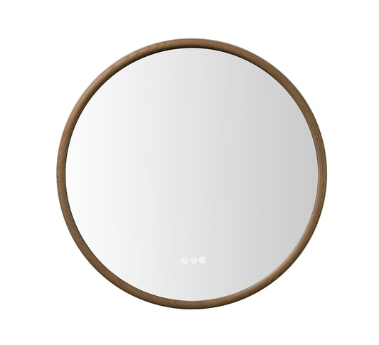 Mirror ZEN 36-inch Pecan Oak (with LED Lighting)