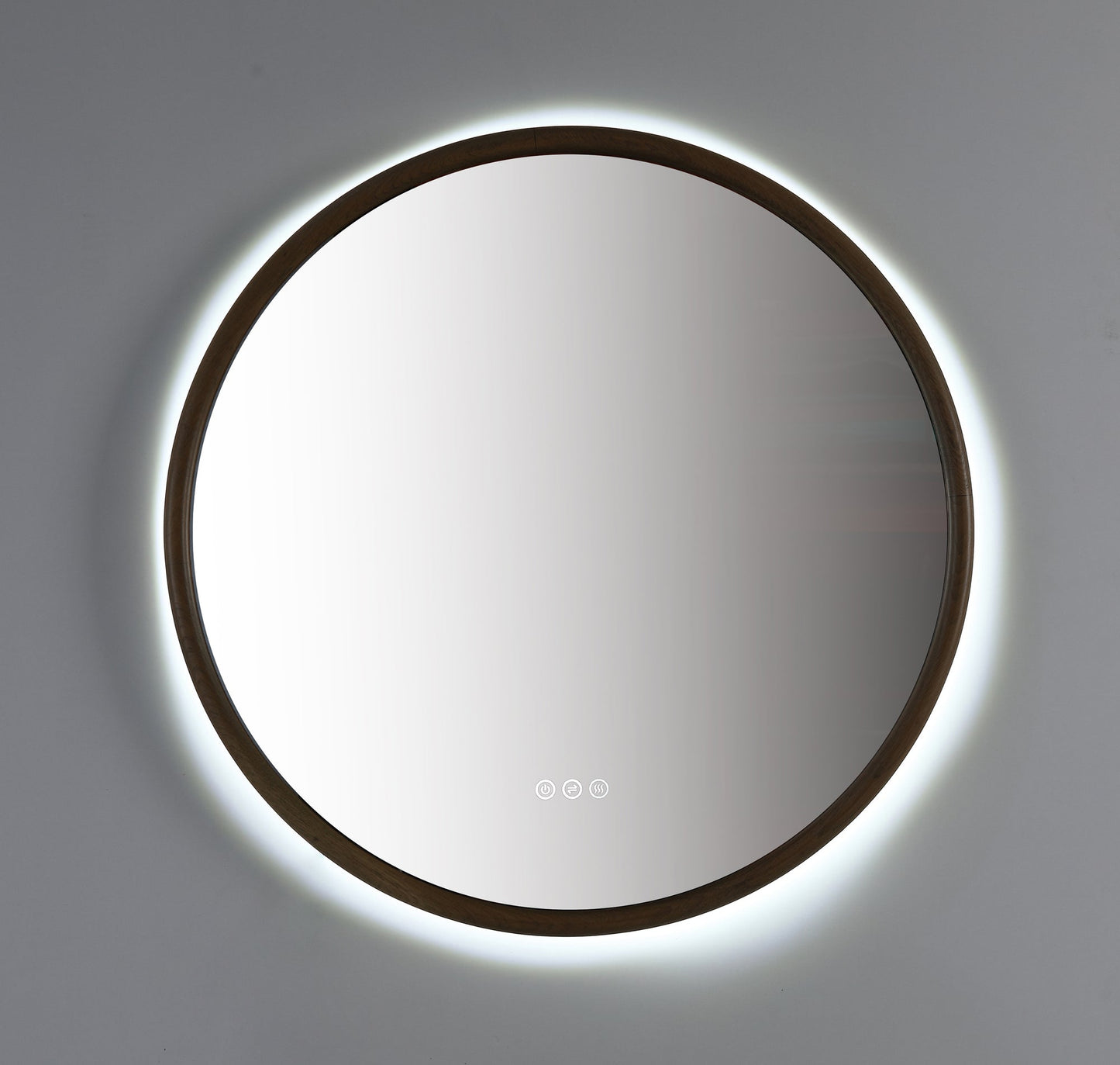 Mirror ZEN 36-inch Pecan Oak (with LED Lighting)