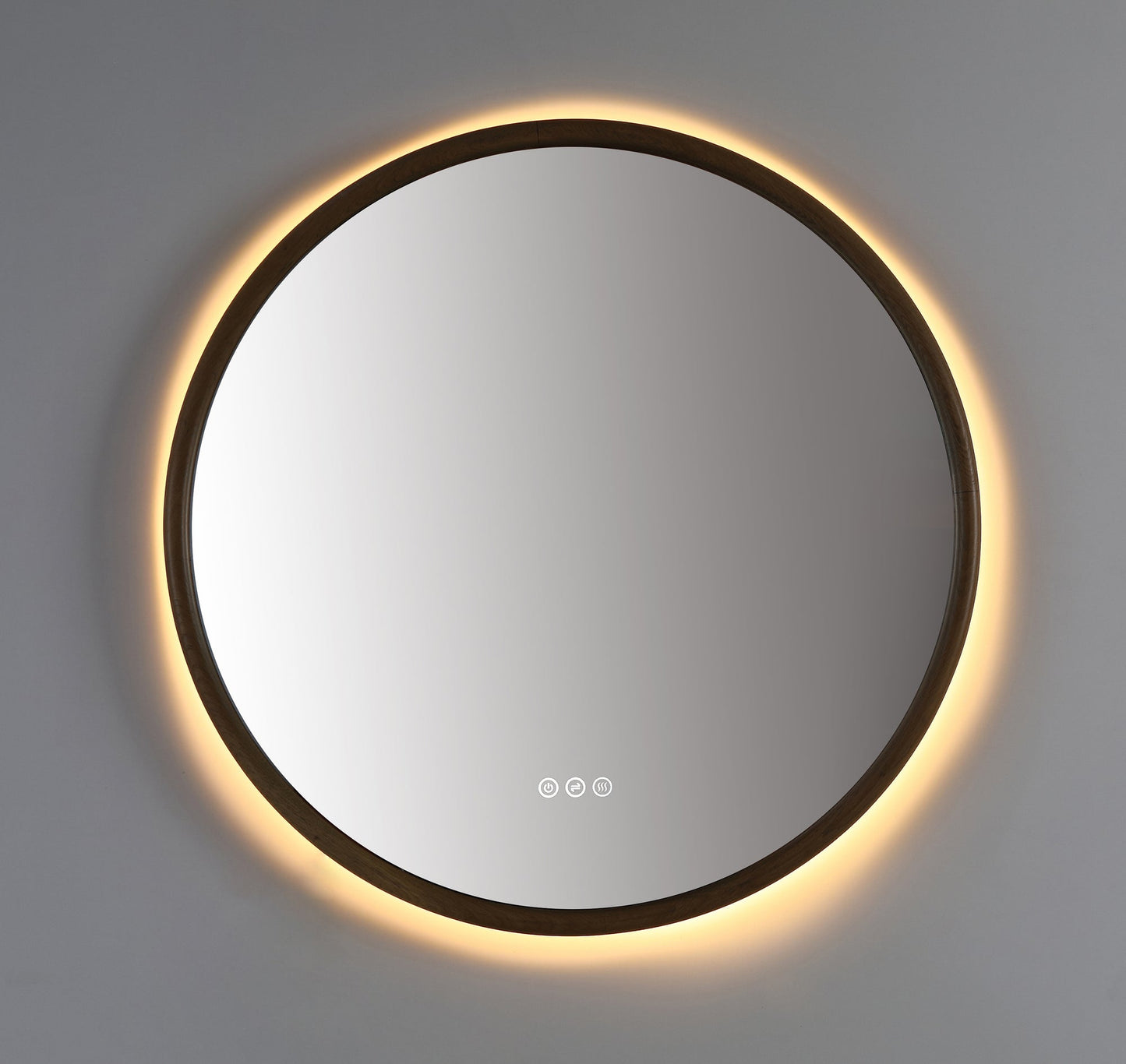 Mirror ZEN 36-inch Pecan Oak (with LED Lighting)