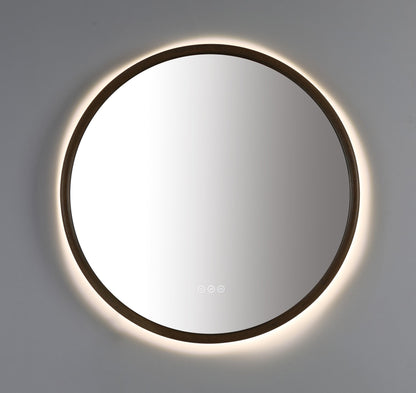 Mirror ZEN 36-inch Pecan Oak (with LED Lighting)