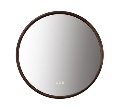 Mirror ZEN 30-inch Walnut (with LED Lighting)