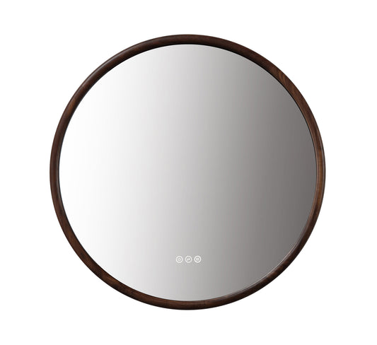 Mirror ZEN 30-inch Walnut (with LED Lighting)
