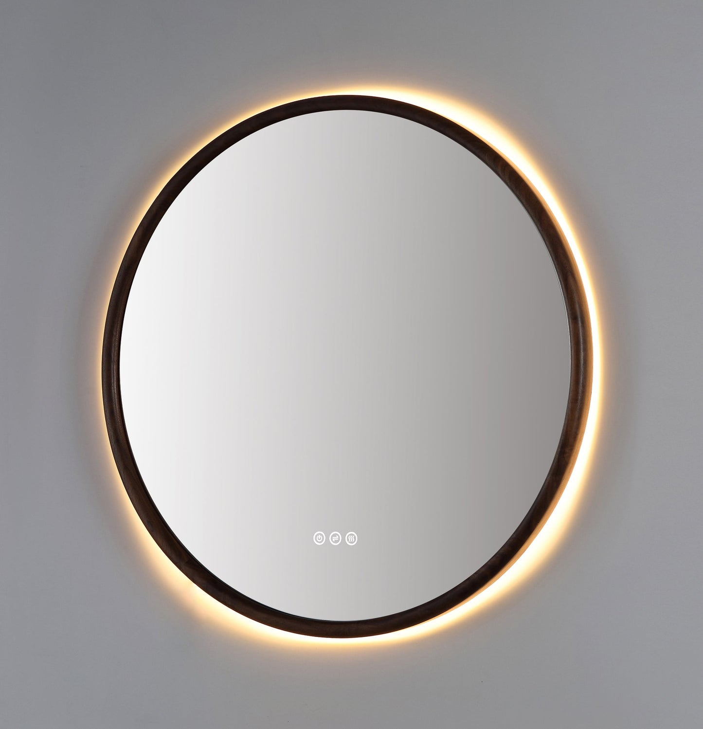 Mirror ZEN 30-inch Walnut (with LED Lighting)