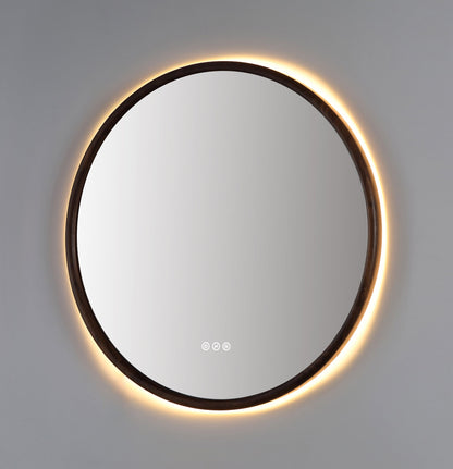 Mirror ZEN 30-inch Walnut (with LED Lighting)