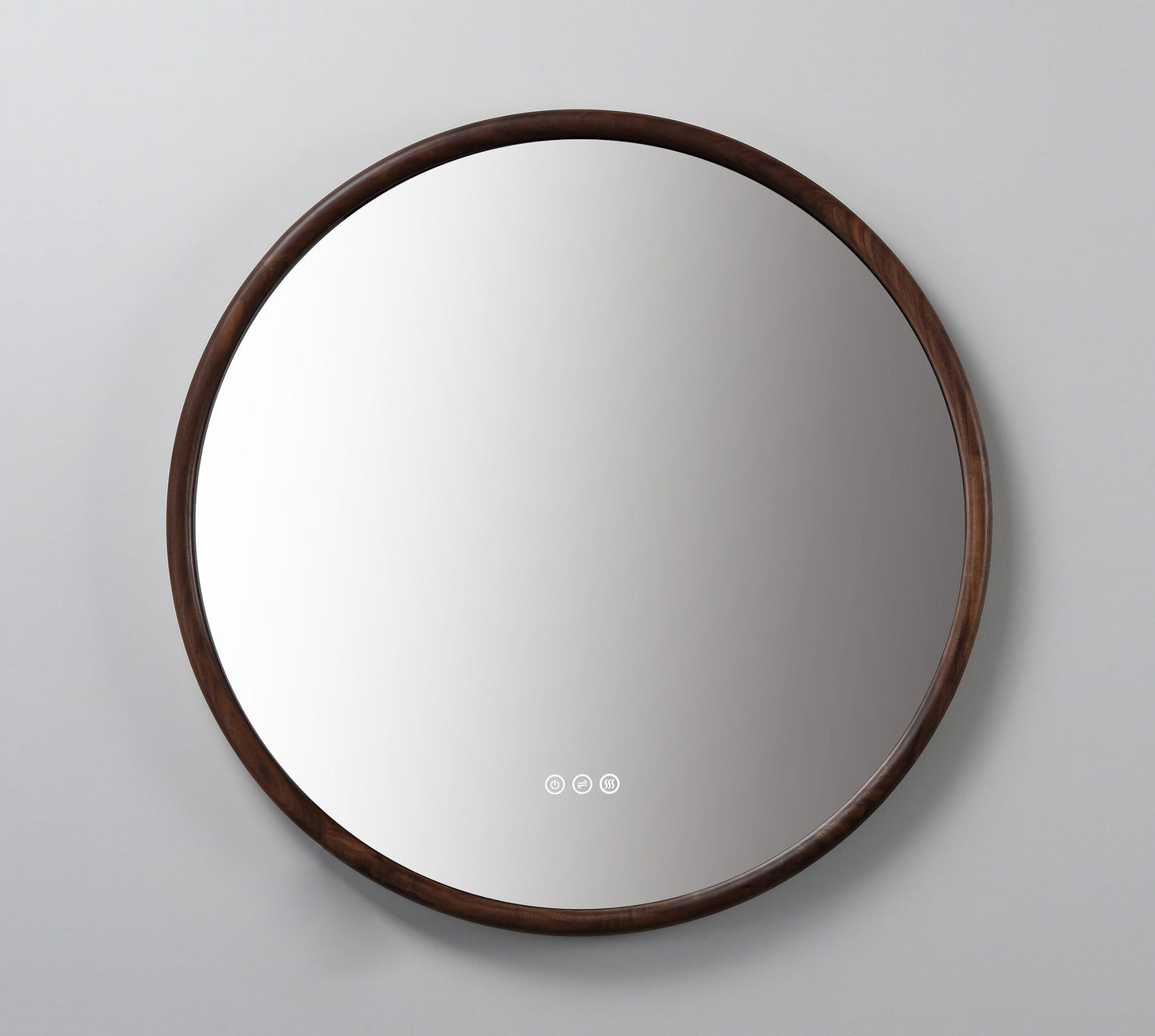 Mirror ZEN 30-inch Walnut (with LED Lighting)