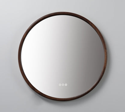 Mirror ZEN 30-inch Walnut (with LED Lighting)