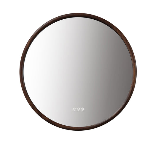 Mirror ZEN 36-inch Walnut (with LED Lighting)