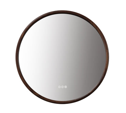 Mirror ZEN 36-inch Walnut (with LED Lighting)