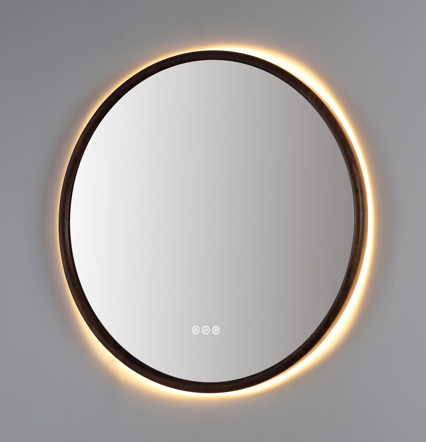 Mirror ZEN 36-inch Walnut (with LED Lighting)