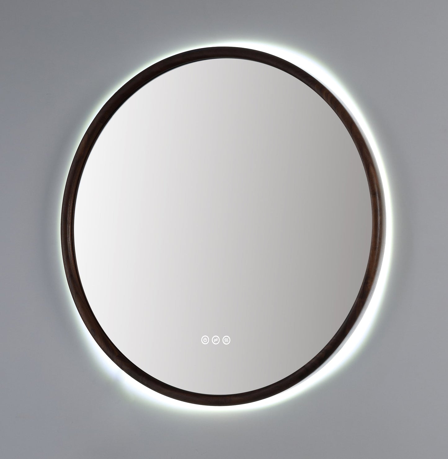 Mirror ZEN 36-inch Walnut (with LED Lighting)
