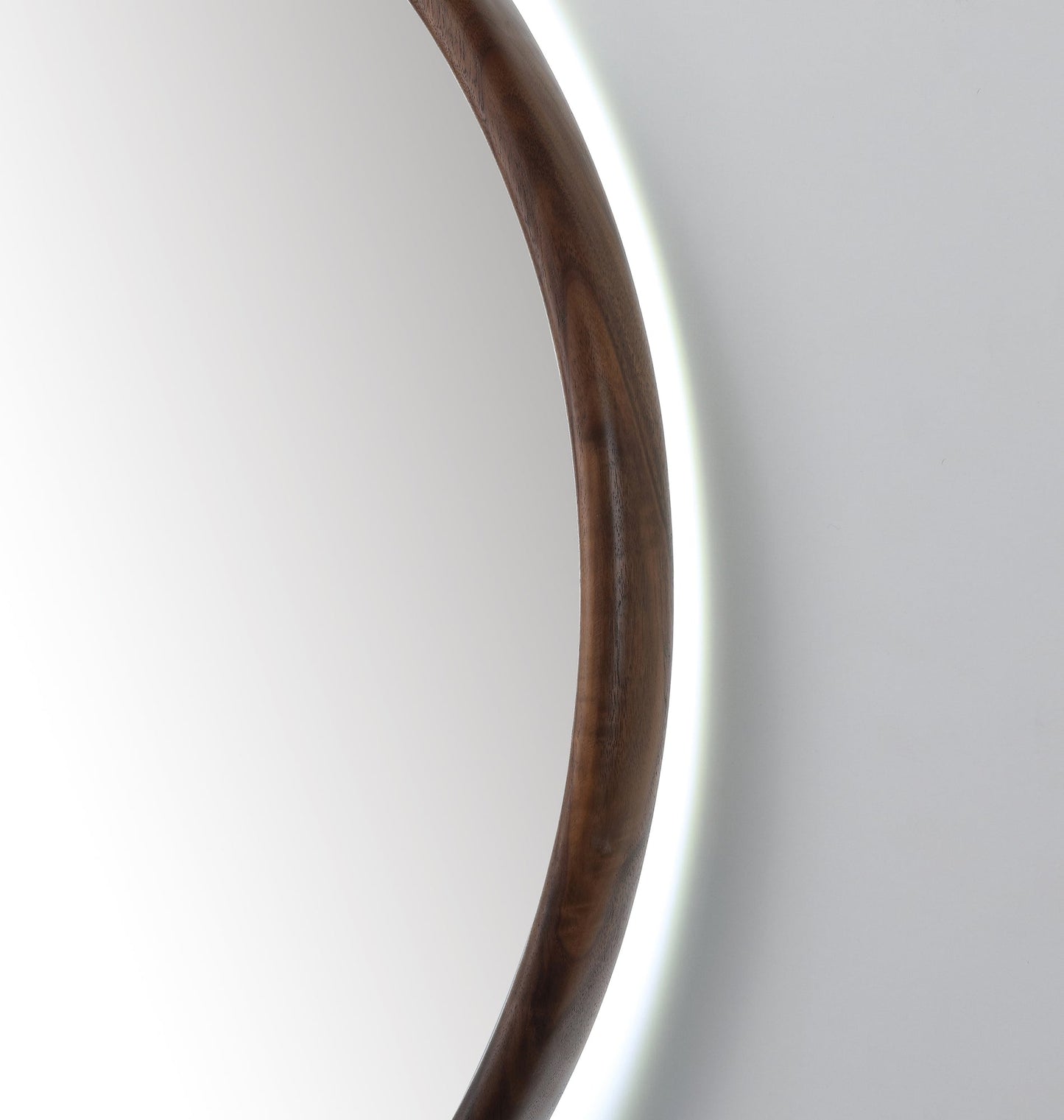 Mirror ZEN 36-inch Walnut (with LED Lighting)