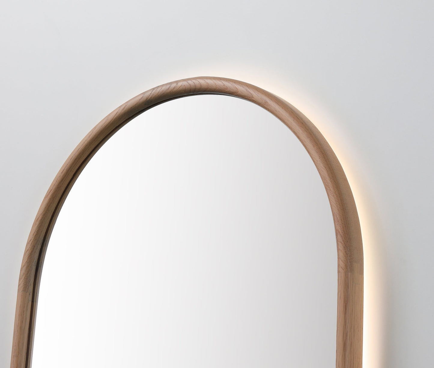 Mirror ZEN 24-inch Whitewash Oak (with LED Lighting)
