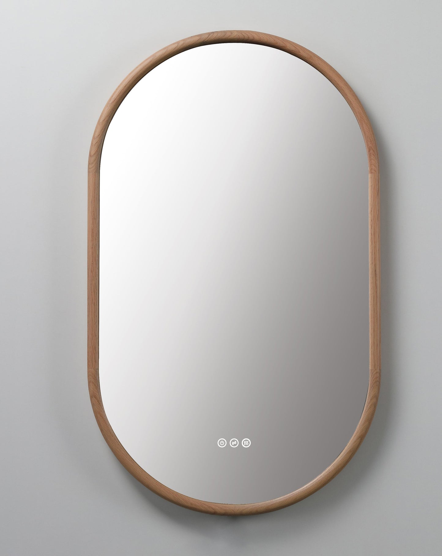Mirror ZEN 24-inch Whitewash Oak (with LED Lighting)