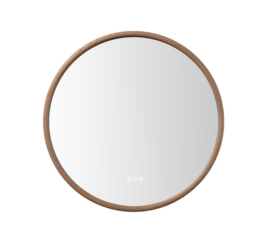 Mirror ZEN 30-inch Whitewash Oak (with LED Lighting)