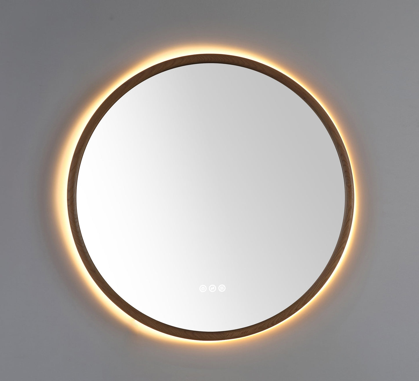 Mirror ZEN 30-inch Whitewash Oak (with LED Lighting)
