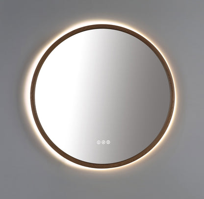 Mirror ZEN 30-inch Whitewash Oak (with LED Lighting)
