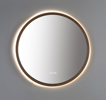 Mirror ZEN 30-inch Whitewash Oak (with LED Lighting)