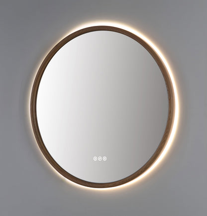 Mirror ZEN 30-inch Whitewash Oak (with LED Lighting)