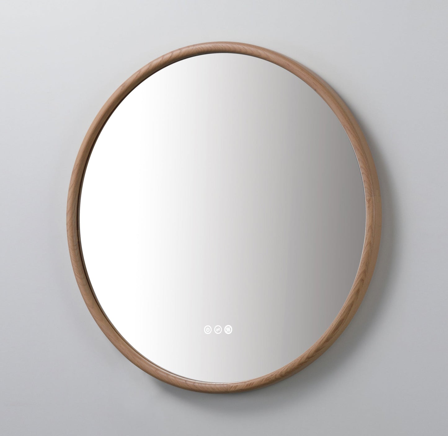 Mirror ZEN 30-inch Whitewash Oak (with LED Lighting)