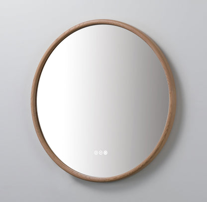 Mirror ZEN 30-inch Whitewash Oak (with LED Lighting)