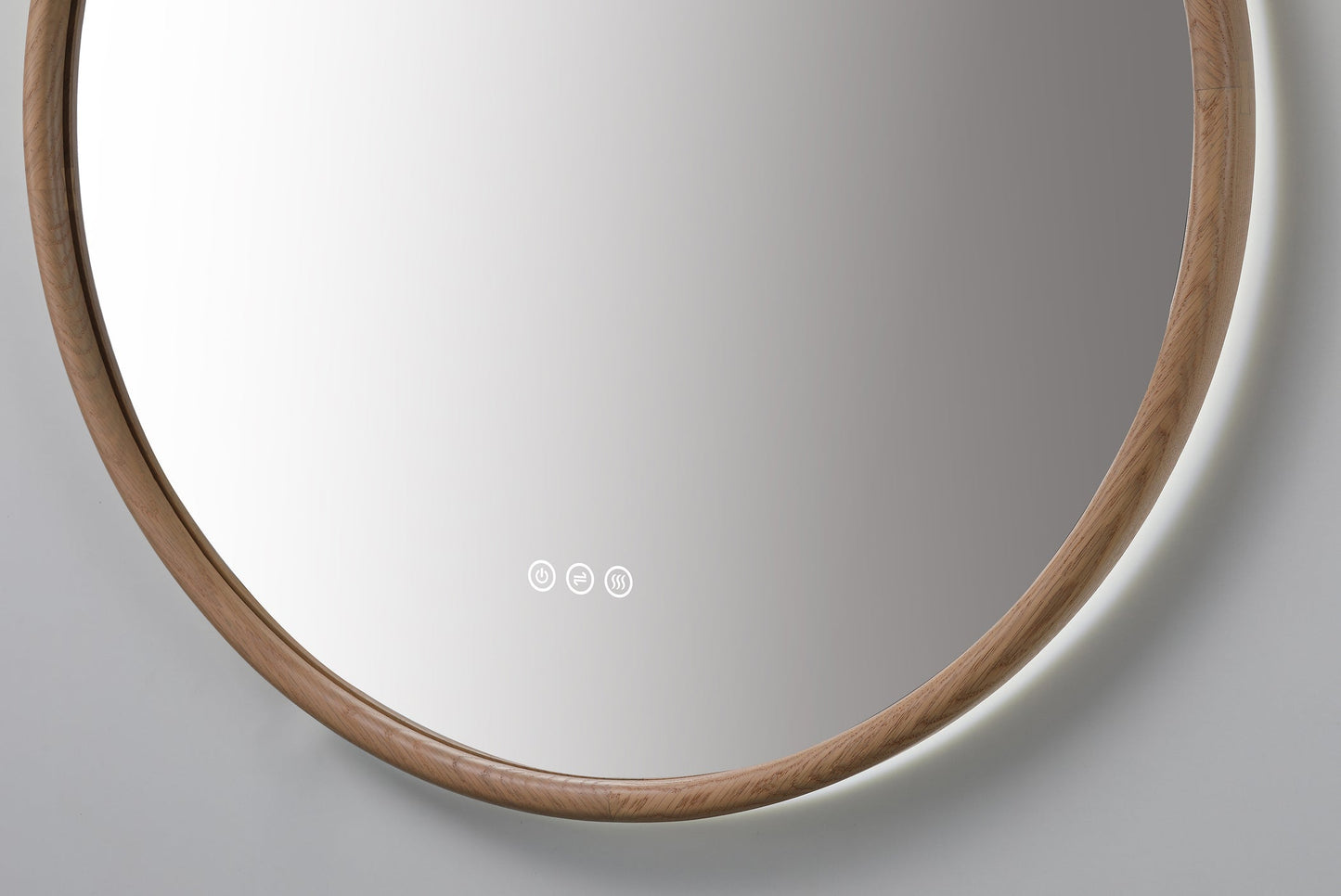 Mirror ZEN 30-inch Whitewash Oak (with LED Lighting)