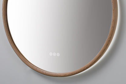 Mirror ZEN 30-inch Whitewash Oak (with LED Lighting)