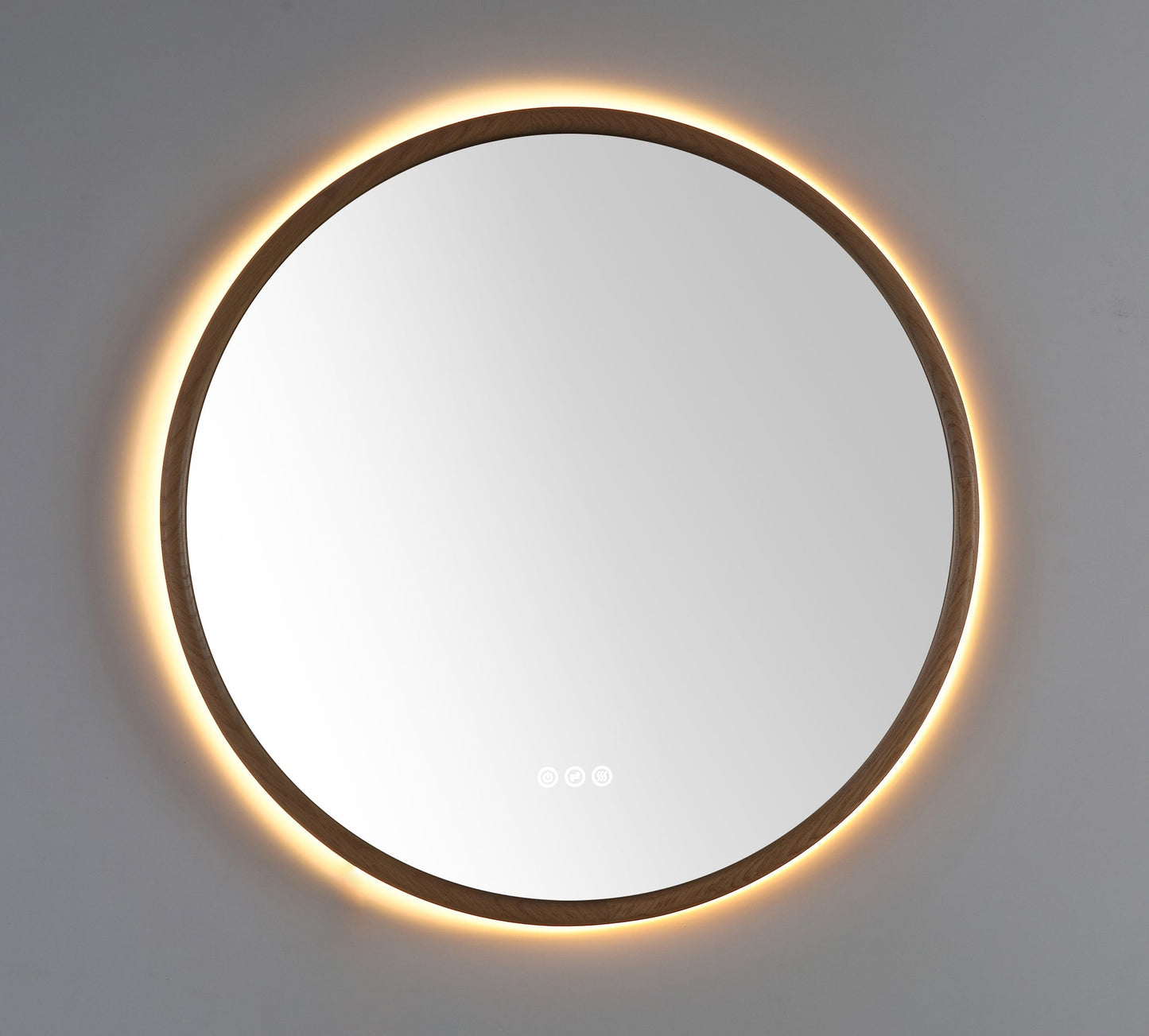 Mirror ZEN 36-inch Whitewash Oak (with LED Lighting)